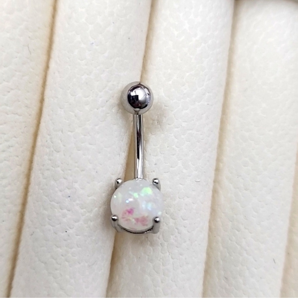 BEST SELLER  BELLY BUTTON Ring MERMAID Stone Stainless New